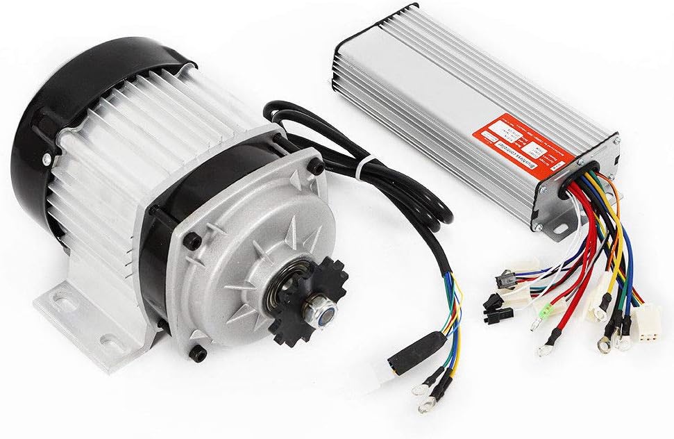 SHIOUCY 48V DC 750W Elektrischer Bürstenloser Motor mit Controller Für Dreirad E-Bike Geeignet für D