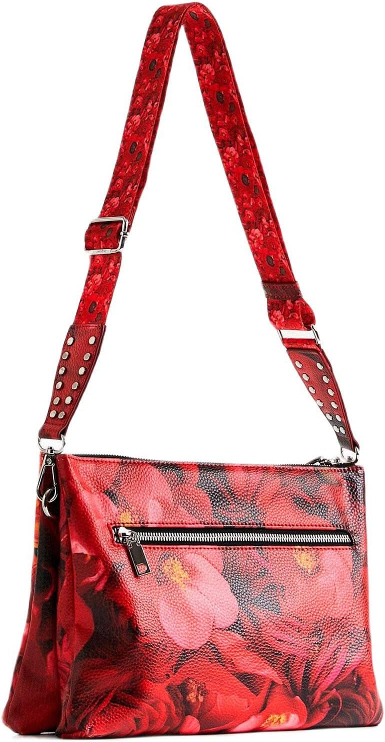 Desigual Womens BOLS_Sunset Patch DO Across Body Bag, Red