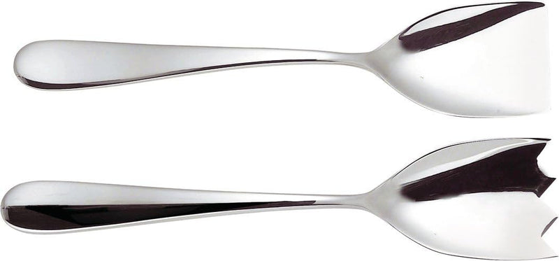 Alessi Nuovo Milano Salatbesteck, Edelstahl, Silber, 8 x 6.5 x 31.5 cm, 2-Einheiten