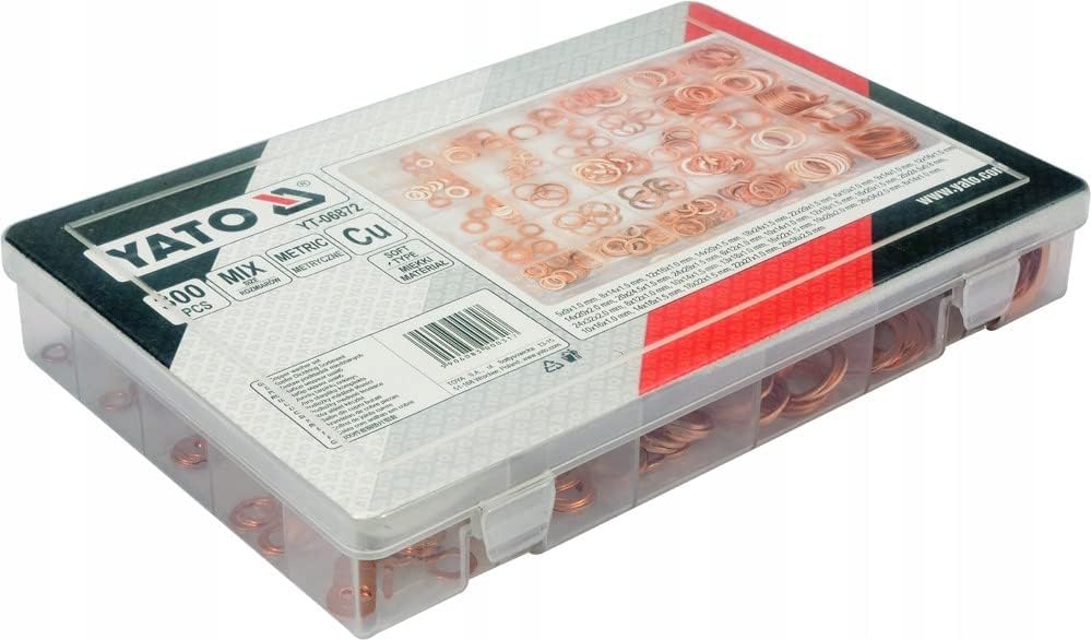 300 PCS COPPER SEALING RINGS (SOFT)