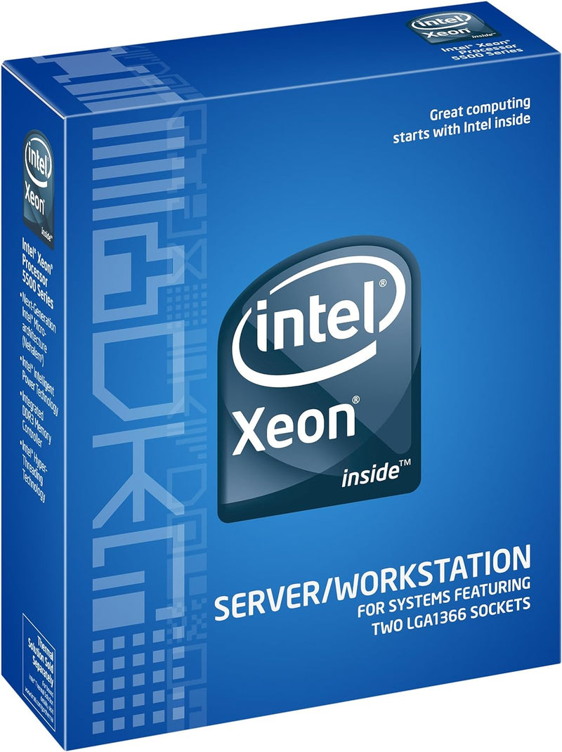 INTEL XEON E5540 2530MHz 8MB LGA1366 5.86GT/sec FC-LGA8 QPI boxed CPU w/o Cooler