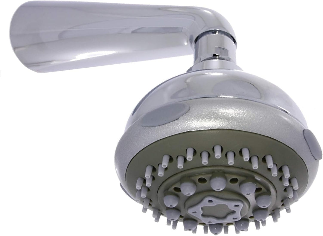 Duschkopf Set Wandarm mit Brausekopf mit Antikalkdüsen/Kopfbrause Wandbrause