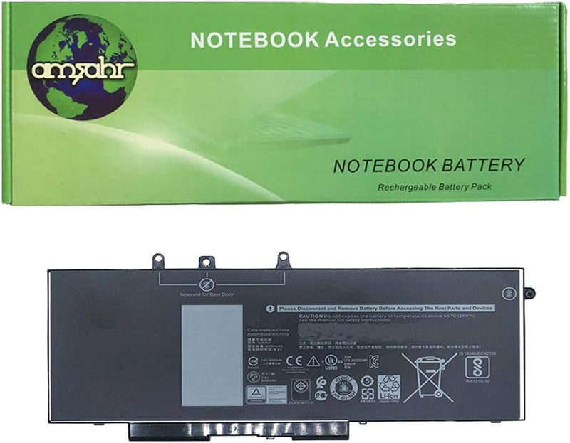 amsahr DLGJKNX-02 Ersatz Batterie für Dell GJKNX, Latitude E5480, Precision 15 3520, 5480, 3520, 558