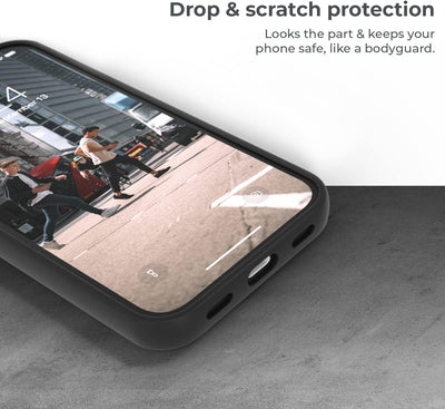 Snakehive Metro Lederhülle für Apple iPhone 12/12 Pro || Echtleder Handyhülle mit Standfunktion || E