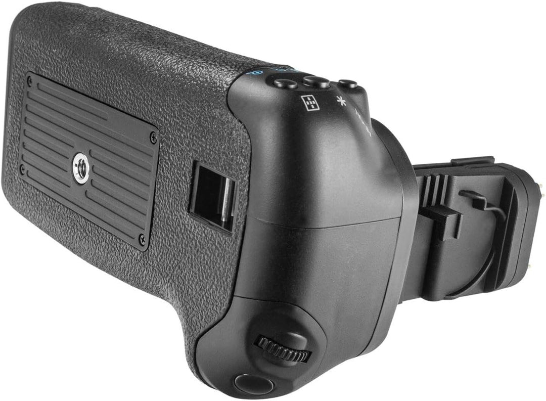Batteriegriff kompatibel mit Canon EOS 60D, 60Da - ersetzt BG-E9, BG-E9H inkl. 2X Akkuschalen und Fe