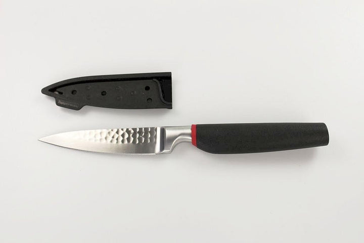 TUPPERWARE Messer Chef-Serie Pro Universal Universal- Allzweckmesser schwarz rot