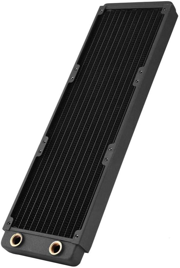 360mm Kupfer Radiator, G1/4 Gewinde Kupfer Heizkörper PC Wasserkühlung Flüssigkeit Wasserkühler Wärm