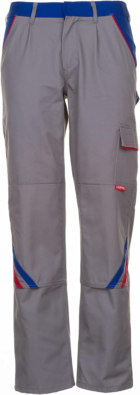 Planam Highline Herren Bundhose Zink Kornblau rot Modell 2323, Grösse 98 Zink/Kornblau/Rot 98, Zink/