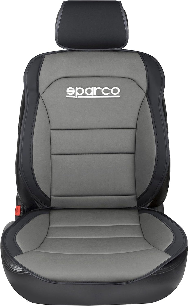 SPARCO 6922516328376 Ergonomische Rückenlehne Farbe, Schwarz/Grau 424 GRAU, 424 GRAU
