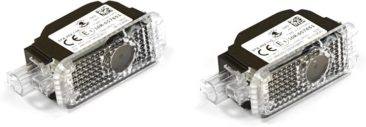 Skoda 5E3052133H Einstiegsleuchten LED Türleuchten Logo Projektor vorn, mit Projektion Markenschrift