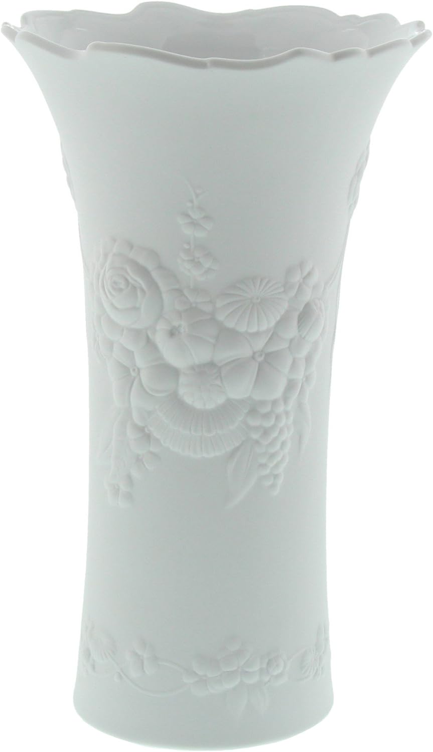 Kaiser Porzellan Vase, Weiss, 24cm 24cm Weiss, 24cm Weiss