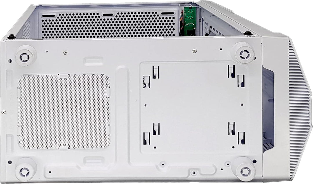 Xilence Xilent Blade X512.W.RGB Gaming PC Gehäuse, RGB ATX Midi Tower, weiss/schwarz