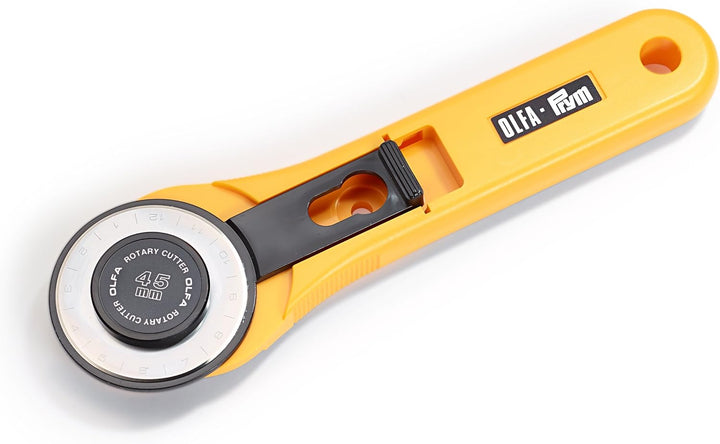 Prym 611382 Schneideunterlage cm/inch-Einteilung, 90x60cm & Rollschneider Maxi Olfa- Rollenschneider