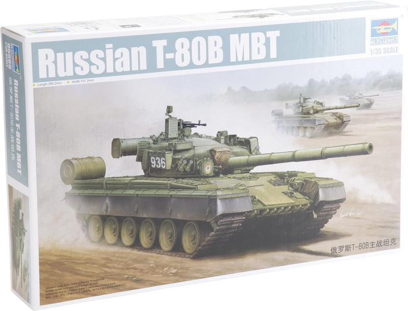 Trumpeter 005565-1/35 Fahrzeug T80 B MBT