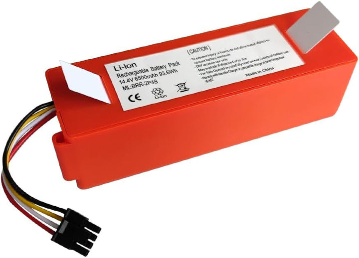 aunstarwei 14.4V 6500mAh Li-Ionen-Akku Ersatz für Xiaomi Mi Roboter Xiaomi Mijia Roborock S50 S51 Ro