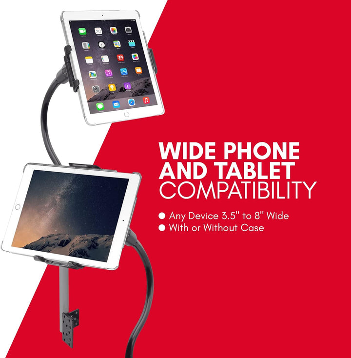 Macally CARFLOORMOUNT, anschraubbare Auto-Halterung für Auto-/LKW-Sitzschiene, verstellbar für Handy