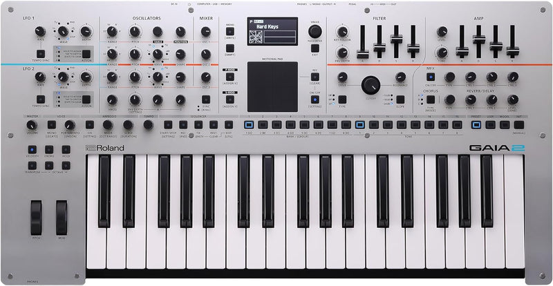 Roland GAIA 2 Synthesizer mit modernen Klangmöglichkeiten | Hybride Soundengine kombiniert Wavetable