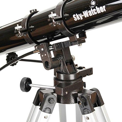 Skywatcher Evostar-90 (AZ-3) (90mm (3,5 Zoll), f/900) Refraktor Teleskop Silber