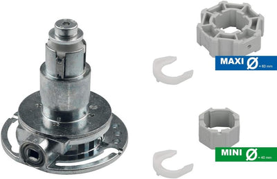 Schellenberg 11117 Kegelradgetriebe für Rolläden bis max. 27 kg, Übersetzungsverhältnis 3,6:1 Überse