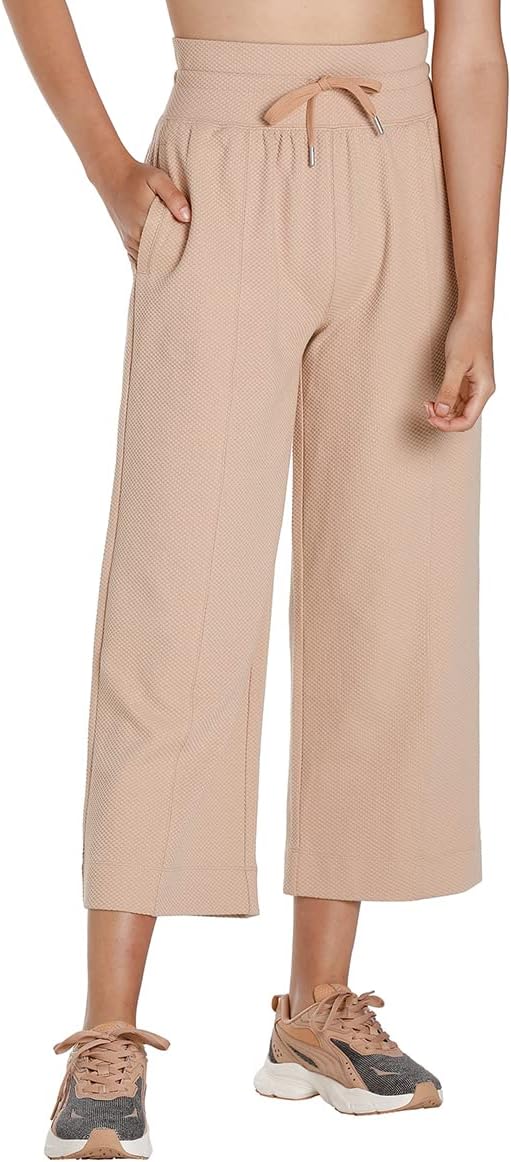 PUMA HER Damen Straight Leg Hose XS Dusty Tan Beige, XS Dusty Tan Beige