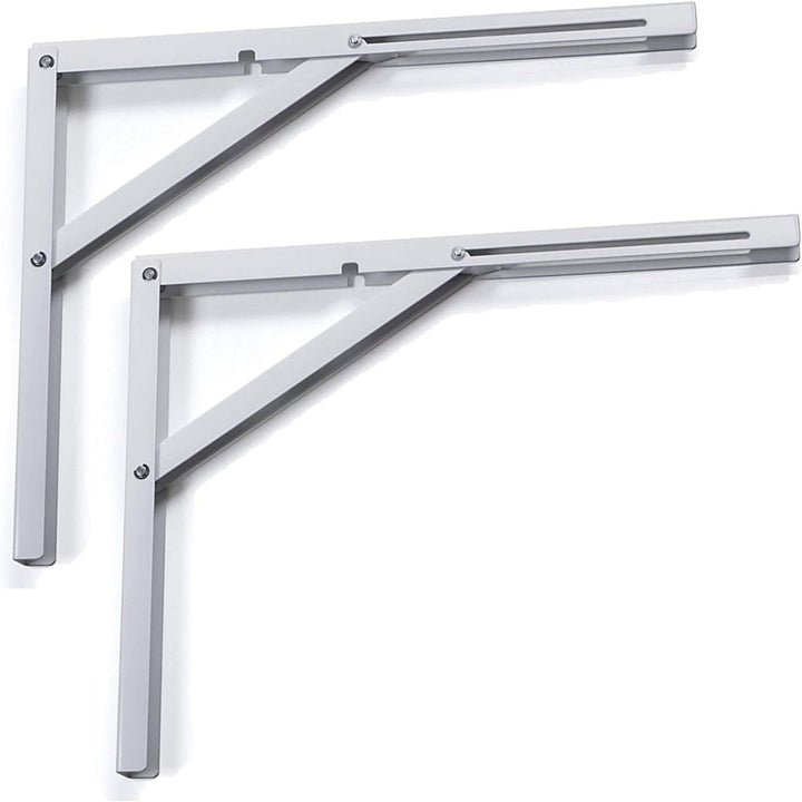 2 Stück SO-TECH® Klappkonsole Profi-Nr.1 L400 Länge: 390 mm/Höhe 300 mm weiss Tragkraft 120 kg (pro