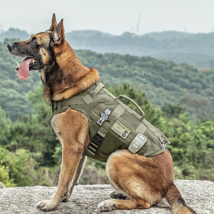 OneTigris No-Pull Hundegeschirr, AIRE MESH Einstellbar Sicherheitsgeschirr Ultra Atmungsaktiv für Gr