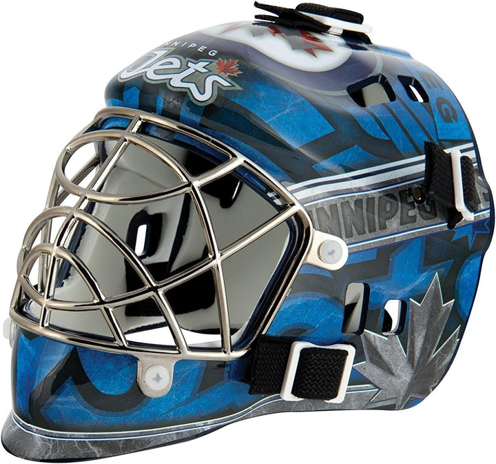 Franklin Sports NHL Team Logo Mini Hockey Torwart Maske mit Etui – Sammlerstück Torwartmaske mit Off
