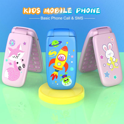 ukuu Klapphandy 1,8" GSM Kinderhandy Dual SIM Mobiltelefon ohne Vertrag mit grossen Tasten und Batte