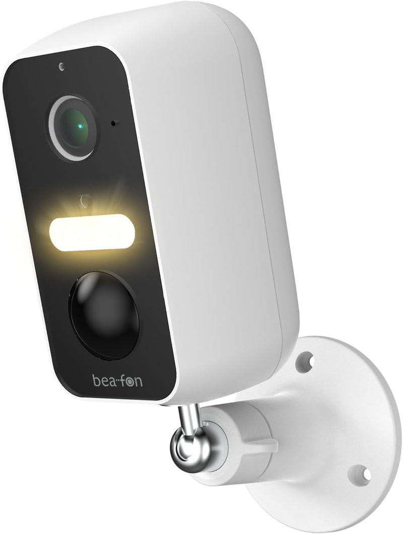 Beafon, Smart Home, Safer 3L, schwenkbare Überwachungskamera für den Aussenbereich mit LED Licht, 3M