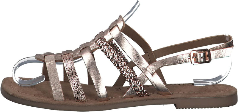 Tamaris Damen 1-1-28159-20 Sandale 37 EU Metallic, 37 EU Metallic