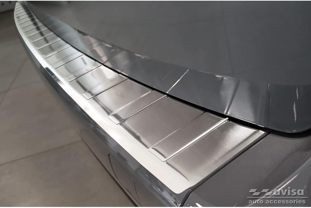 Avisa Edelstahl Heckstossstangenschutz kompatibel mit Mercedes Citan (W420) Box/Tourer 2021- 'Ribs'