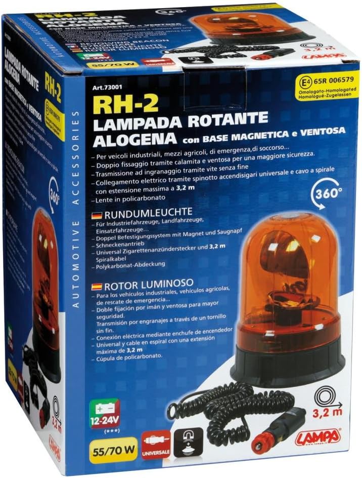 Lampa 73001 RH – 2 Rotierende Licht mit magnetischer Unterseite