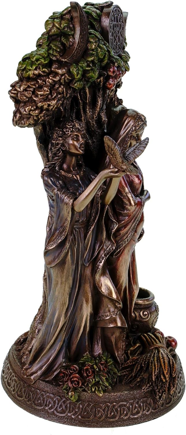 Keltische Trinity Göttin Statue Figur Skulptur Wicca Trinität keltisch