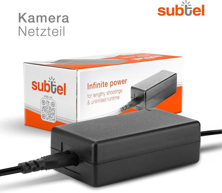 subtel® Netzteil EH-5 + EP-5B, EH-5a EH-5b EH-5c für Nikon 1 V1, D500, D600 D610, D7000 D7100 D7200