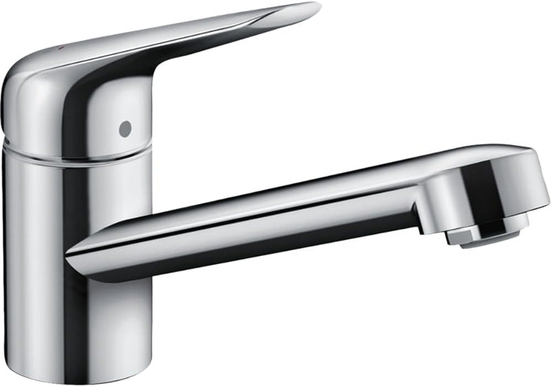 hansgrohe Küchenarmatur (Wasserhahn Küche 360° schwenkbar, hoher Komfort-Auslauf 100mm, Standardansc