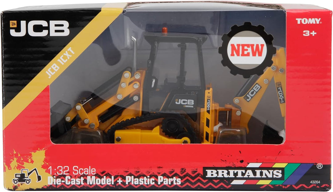 Britains (BRIFG) JCB 1CXT, Traktor Spielzeug, Sammler-Traktor Spielzeug, Traktorspielzeug Kompatibel