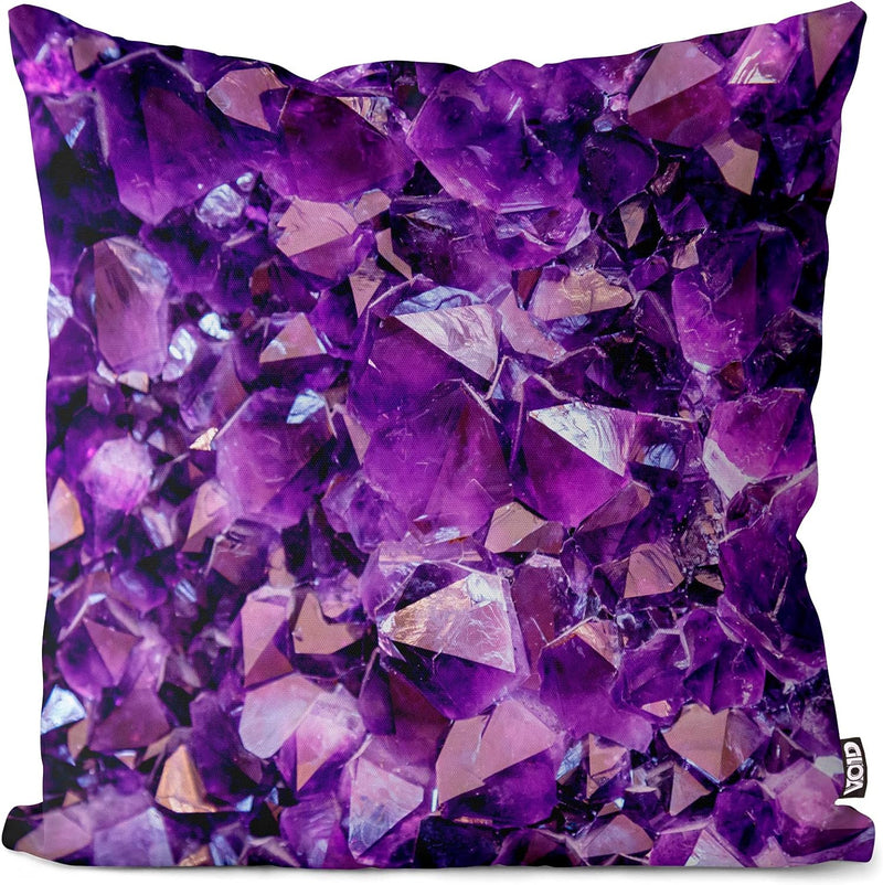 VOID Amethyst Kristall Stein Kissenbezug Kissenhülle Sofakissen Kissen Deko Outdoor-Kissen Dekokisse