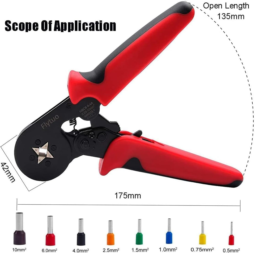 Aderendhülsenzangen-Set - Flytuo Crimpzangen Aderendhülsen Set mit 1200 Stück Aderendhülsen Tool Kit