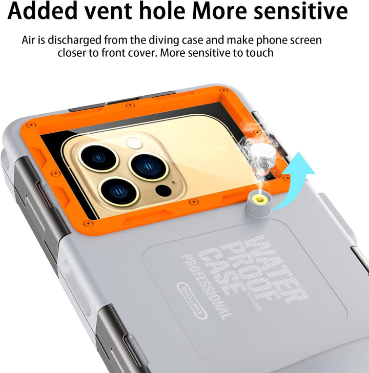 ShellBox wasserdichte Handyhülle 7.0 Zoll Unterwasser Wasserfeste Handy Wasserschutzhülle Handytasch