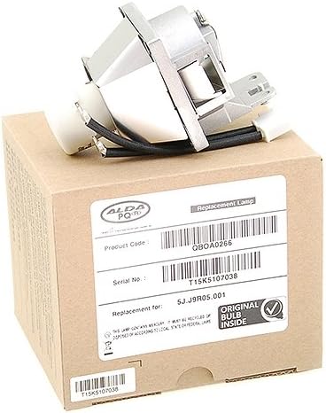 Alda PQ Professionell, Beamerlampe kompatibel mit 5J.J9R05.001 für BENQ MS504, MS504A, MS514H, MS521