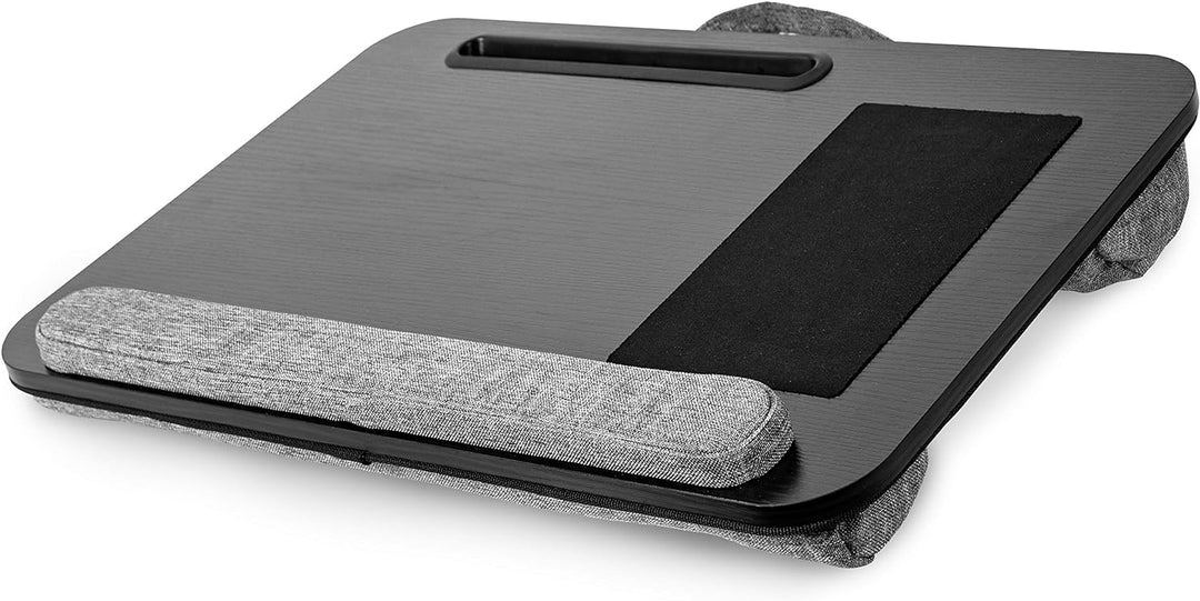 Duronic DML433 Laptopständer mit Handgelenkpolster | Ergonomischer Laptop Tisch mit Kissen | Laptop