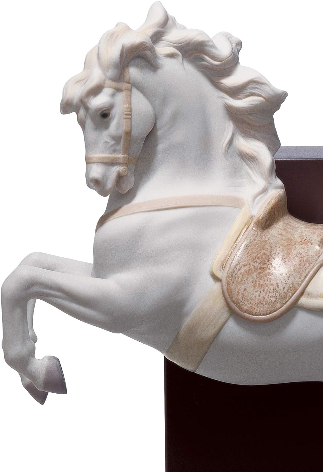 LLADRÓ Figur Pferd In Der Pirouette. Pferd. Porzellan.