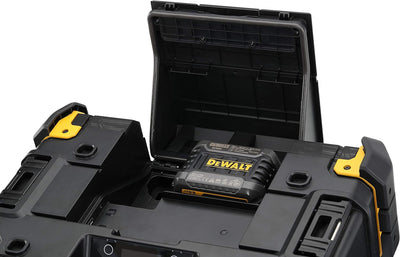 Dewalt Akku- & Netz-Radio (passend zum T-Stak-Boxen-System, mit Ladestation, DAB+ & AM/FM-Baustellen