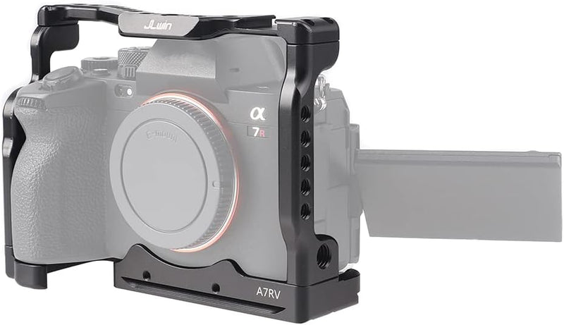 A7RV Cage, Hersmay Aluminium Kamera Käfig für Sony A7R V DLSR Camea Rig Video-Stabilisator mit Kalts