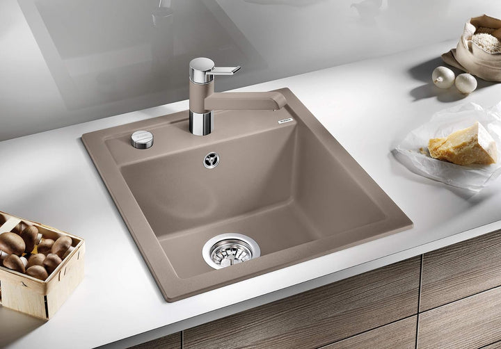 BLANCO DALAGO 45 | SILGRANIT anthrazit | Einbauart: Einbau von Oben | mit Ablauffernbedienung | 45er