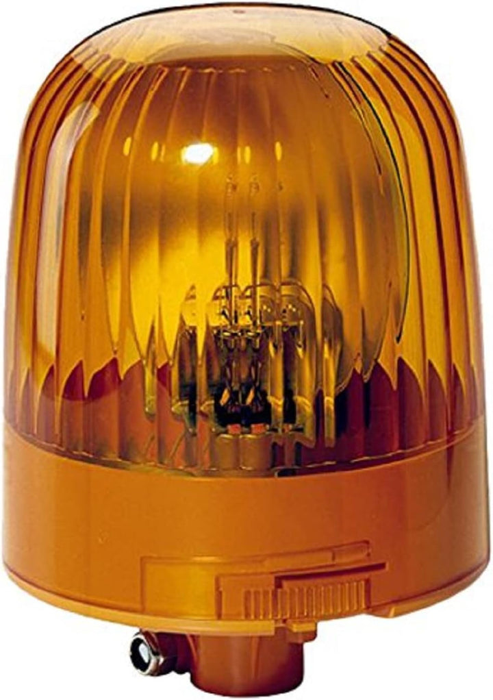 HELLA - Halogen-Rundumkennleuchte - KL Junior - 12V - gelb - Rohrstutzen - 2RL 007 551-001 Rohrstutz