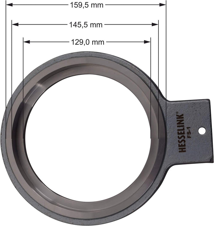 Hesselink FS-1X Adapterring für Federteller I Distanzring für Spannplatte Adapterring FS-1X, Adapter