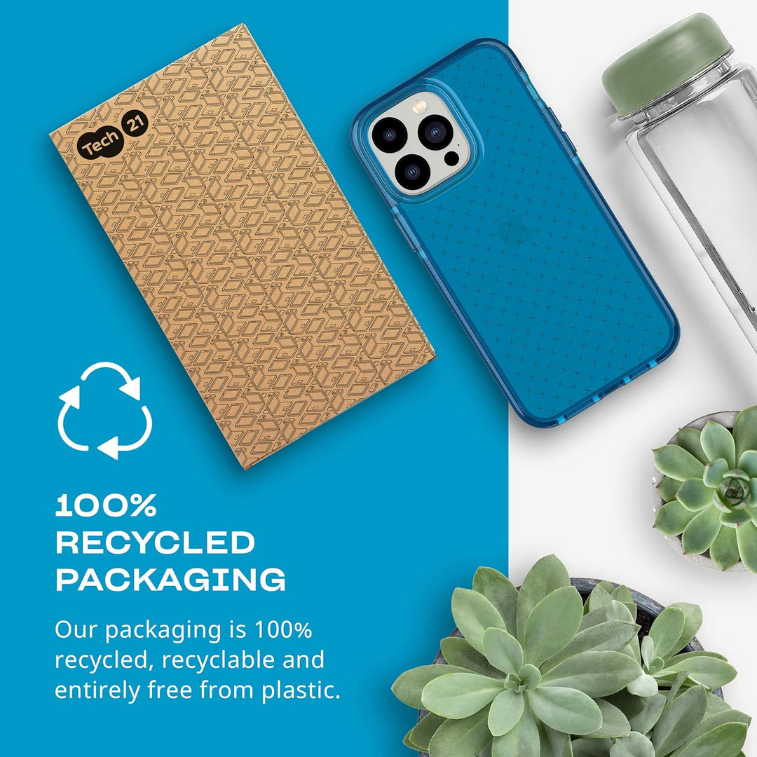 tech21 iPhone 14 Pro Max Evo Check - Stossdämpfende & schlanke Schutzhülle mit 16ft FlexShock Multi-