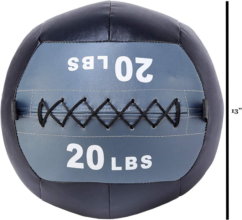 BalanceFrom Workout Exercise Fitness Weighted Medicine Ball, Wall Ball and Slam Ball 20 Pfund Wandku