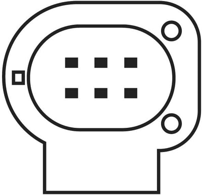 Bosch 0258017187 - Lambdasonde mit fahrzeugspezifischem Stecker